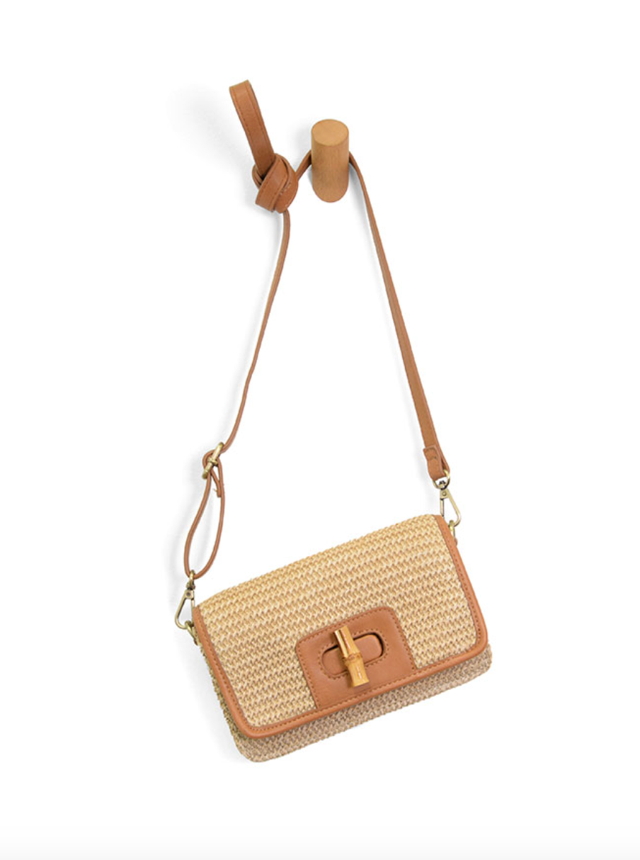 Bonnie Mini Bamboo Turnlock Crossbody