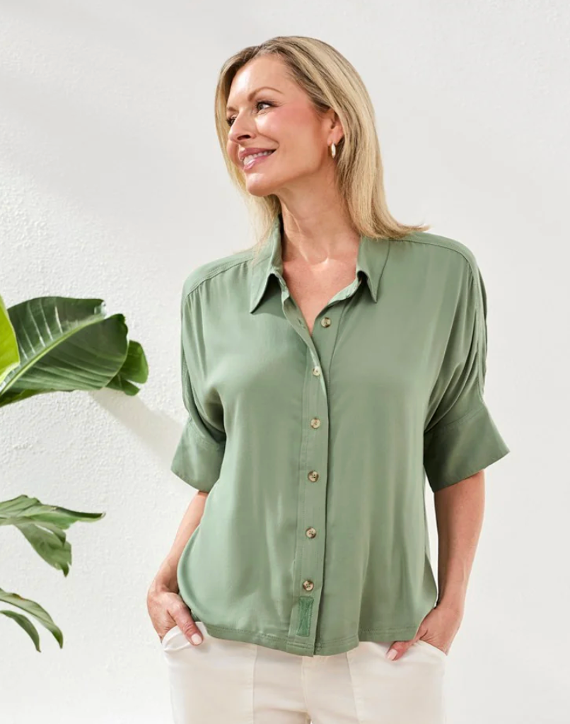 Tribal Elbow Sleeve Blouse