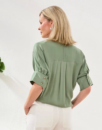 Tribal Elbow Sleeve Blouse