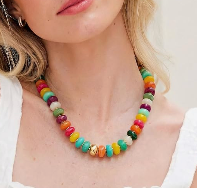 Bubble Bead Statement Necklace