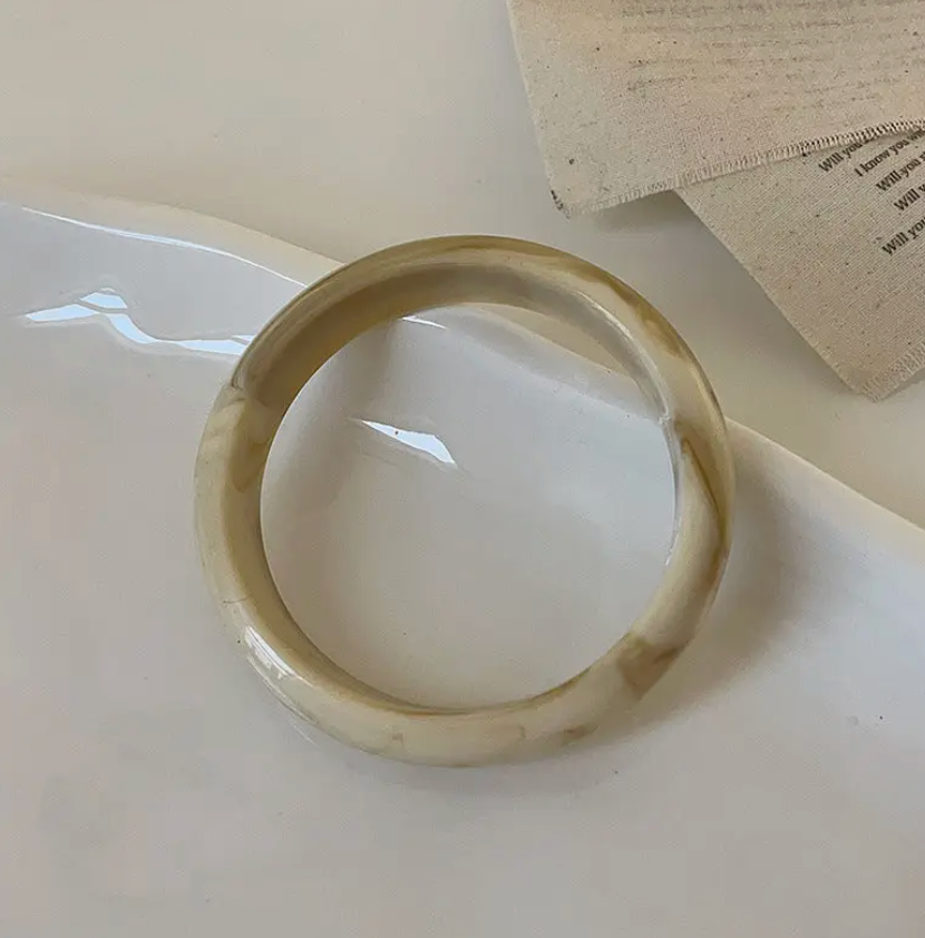 Resin Bangle Bracelet