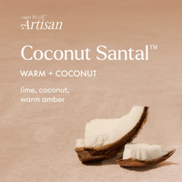 Artisan Terrazza Velluto Candle-Coconut Santal