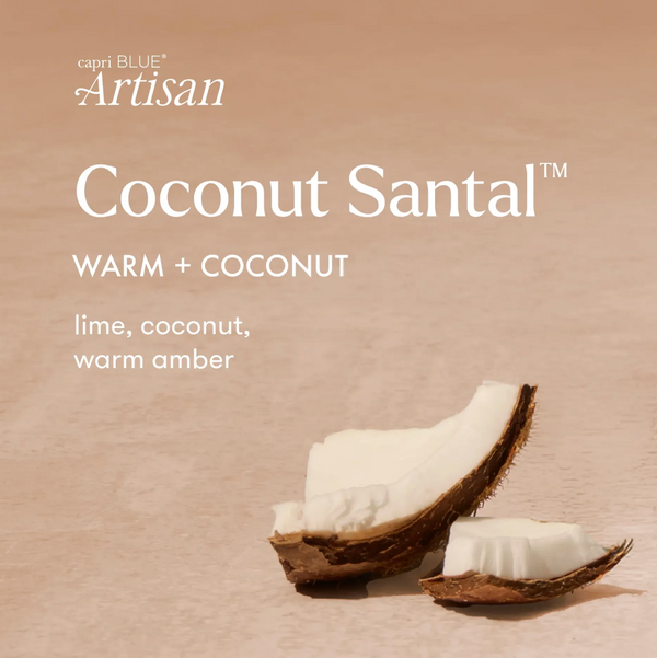 Artisan Terrazza Velluto Candle-Coconut Santal