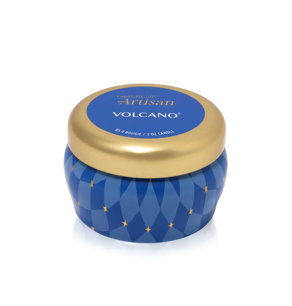 Capri Blue Artisan Winter Bazaar Mini Tin Candle-3oz