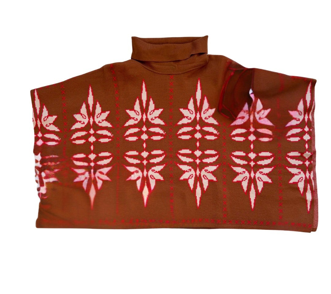 THML Patterned Poncho