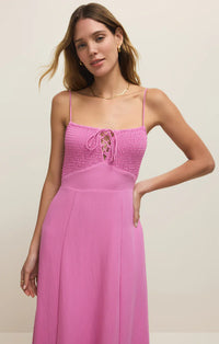 Z Supply Granada Airy Maxi Dress-Pink Rose