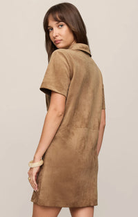Z Supply Leone Suede Mini Dress