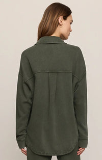 All Day Knit Jacket-Olive