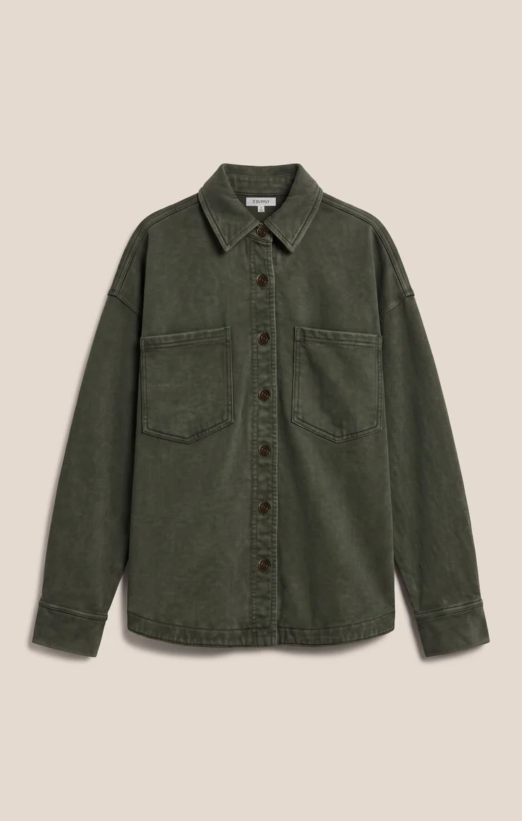 All Day Knit Jacket-Olive