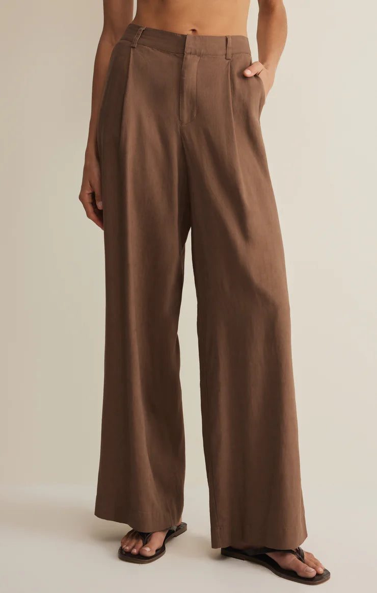Z Supply Overlook Linen Pant-Palo Santo