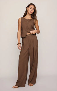 Z Supply Overlook Linen Pant-Palo Santo
