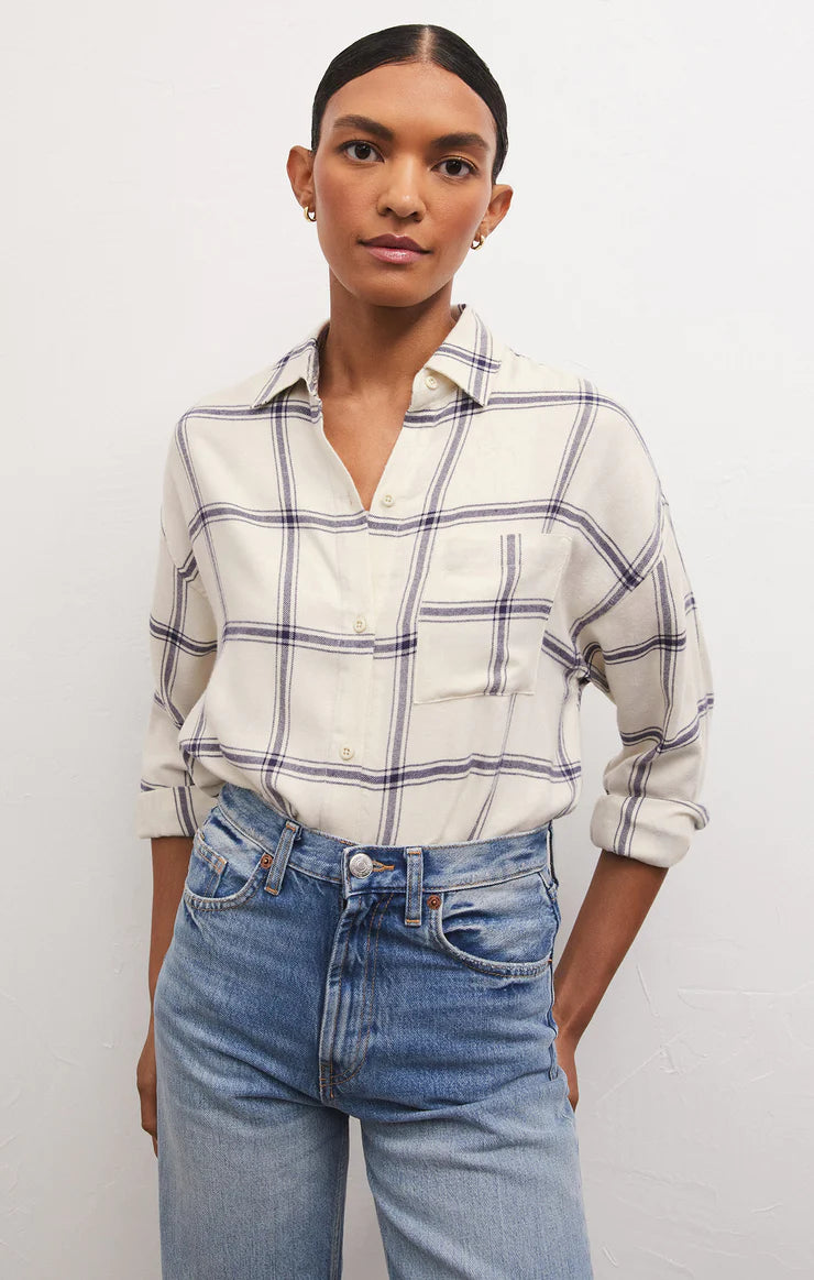 Zsup River Plaid Button Up