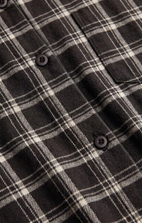 Autumn Plaid Henley Blouse