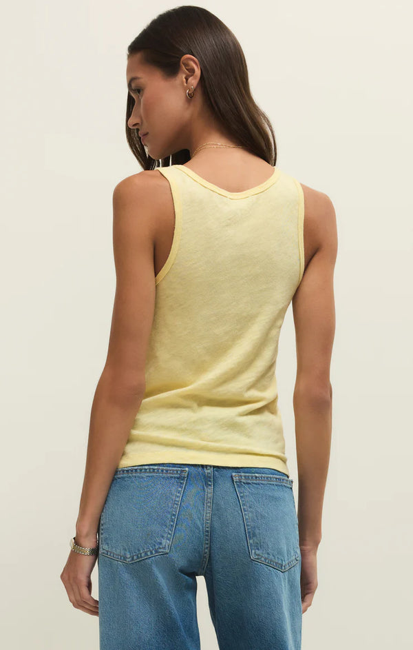 Classic Slub Scoop Tank-Sunnyside