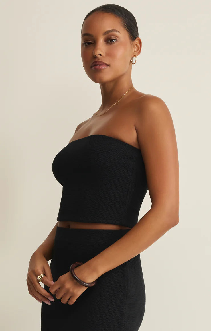 Caffari Tube Top Tank-Black