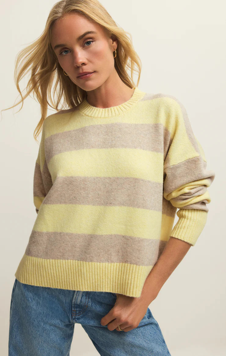 Cirrus Cozy Stripe Sweater-Sunnyside