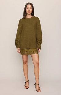 Chill Mode Sweater-Golden Sage