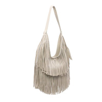 Stevie Hobo W/Fringe Cream