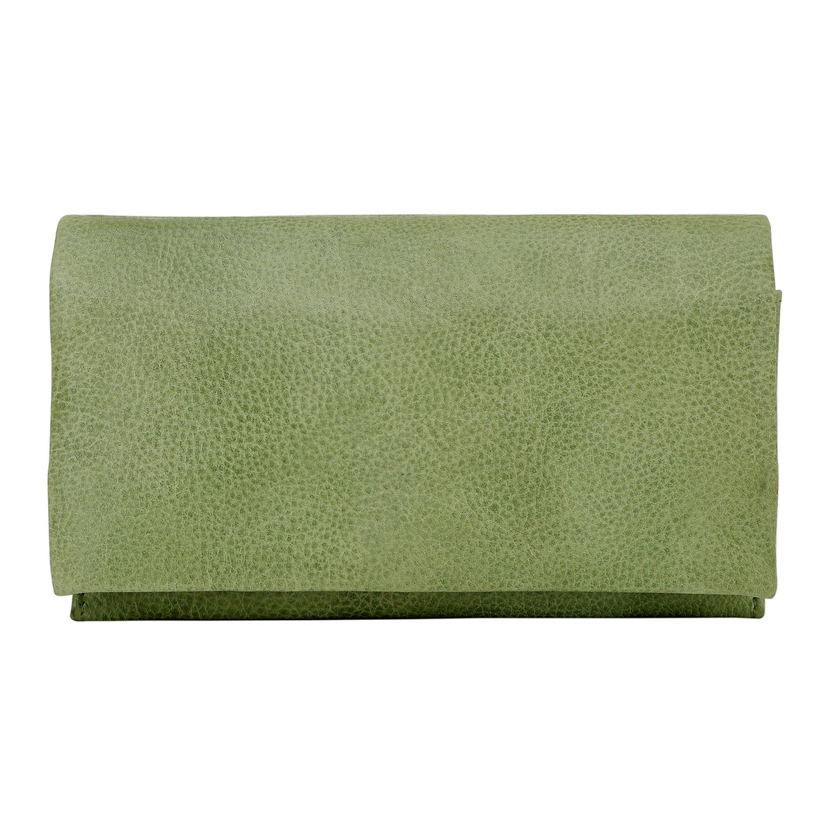 Latico Eloise Handcrafted Leather Wallet: Grass