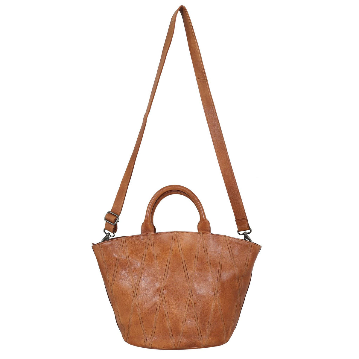 Latico Claudia Diamond Leather Crossbody Bag