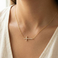 Jewel Cross Pendant Necklace