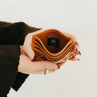 Mariah Woven Small Card Holder Wallet