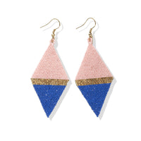 INK Frida Color Block Beaded Triangle Earring