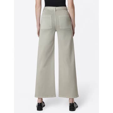 Self Tie Belt Wide Leg Jeans
