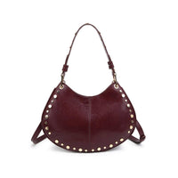 Nova Crossbody w/Studs -Wine