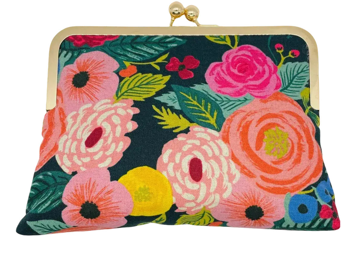 Clutch-Joliet Rose in Navy