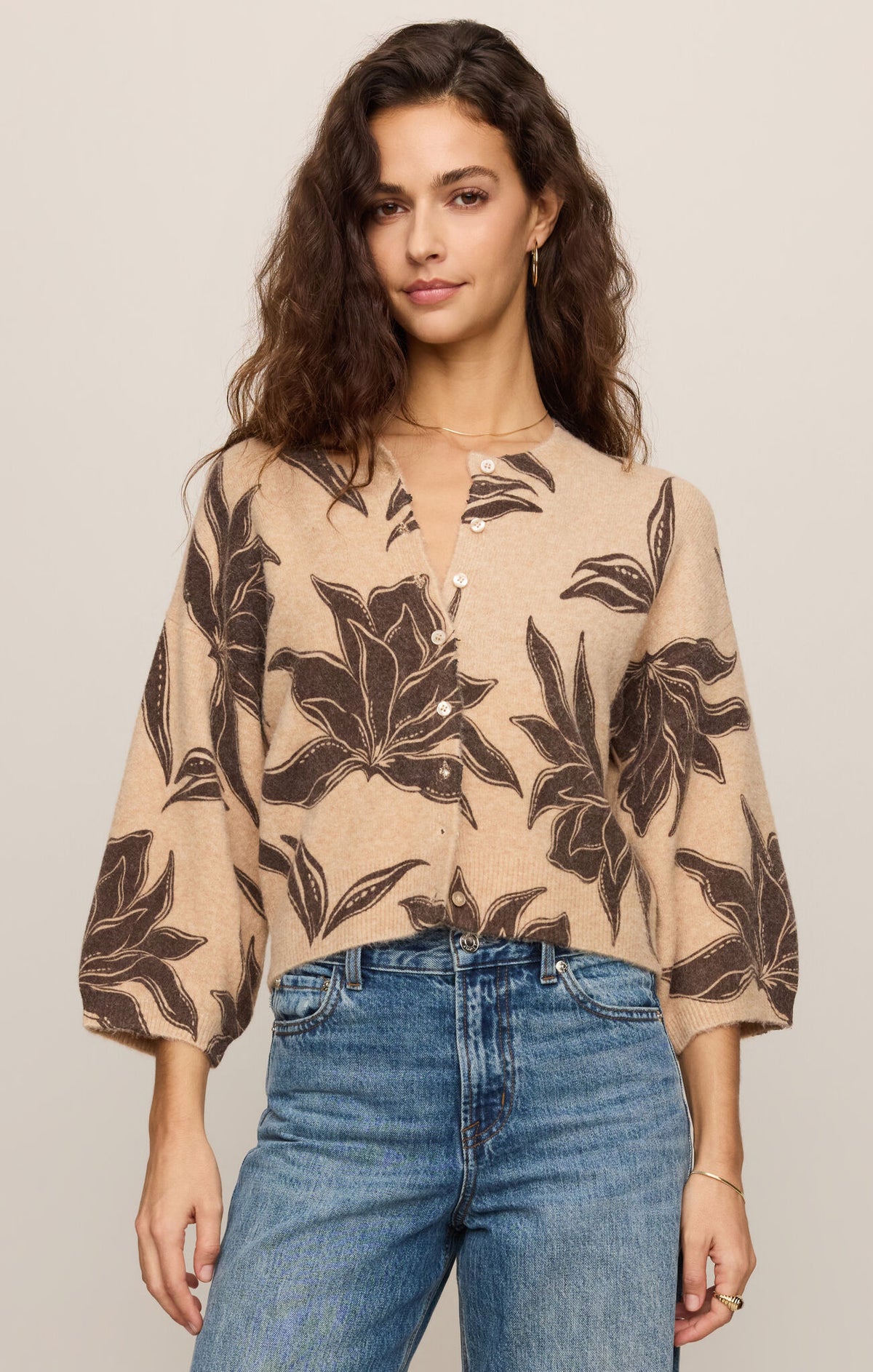 Z Supply Valor Floral Cardigan