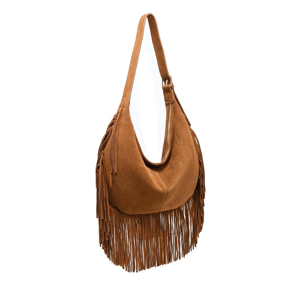 Reba Fringe Hobo Handbag