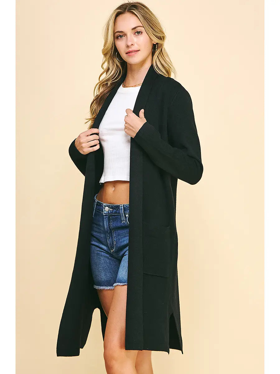 Open Front Sweater Cardigan