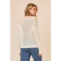Sunkissed Open Knit Sweater