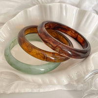 Resin Bangle Bracelet