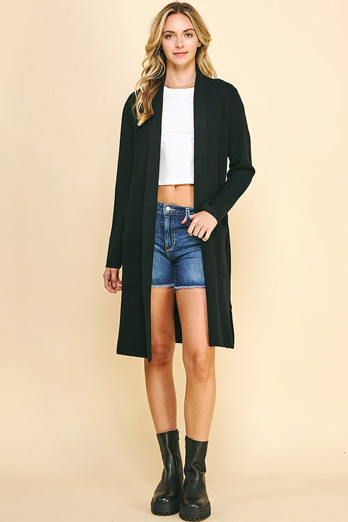 Open Front Sweater Cardigan