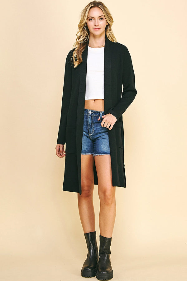 Open Front Sweater Cardigan