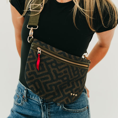 Callahan Canvas Printed Bum Bag