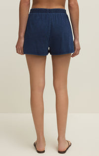 Z Supply Scout Jersey Denim Short-Indigo