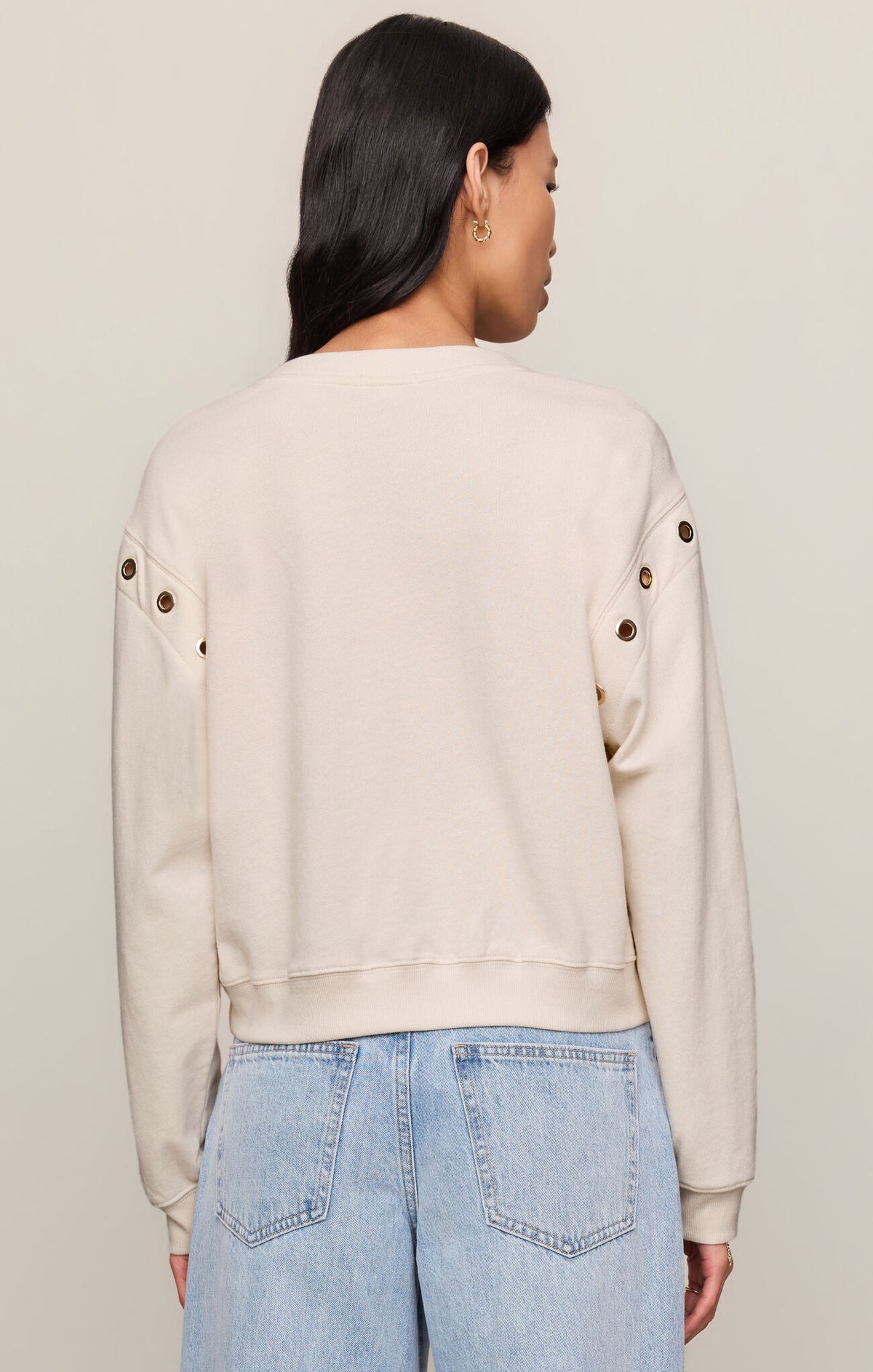 Axel Grommet Sweatshirt-Sandstone