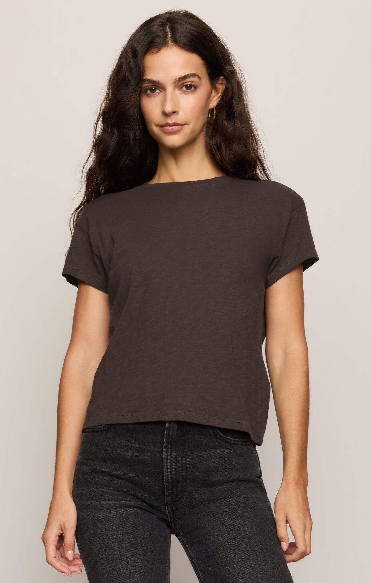 Z Supply Modern Slub Tee-Coco Bean