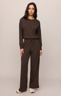 Z Supply Breakaway Track Pant-Chocolate