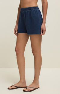 Z Supply Scout Jersey Denim Short-Indigo