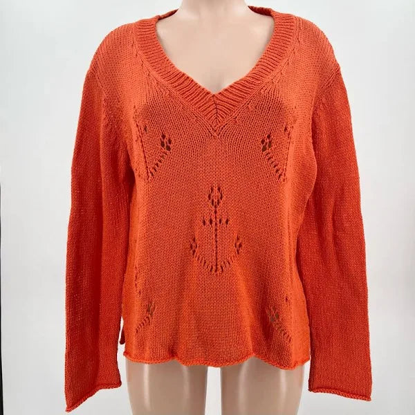 WS Anchor Sweater-Orange