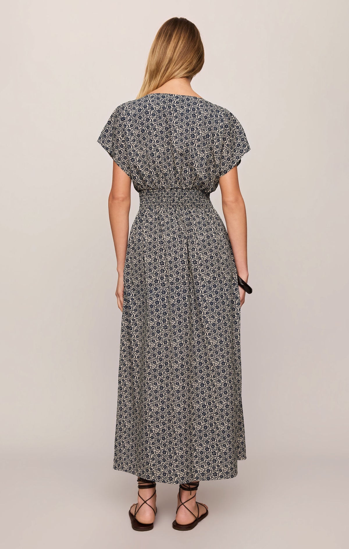 Sanna Iris Floral Midi Dress