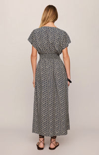 Sanna Iris Floral Midi Dress