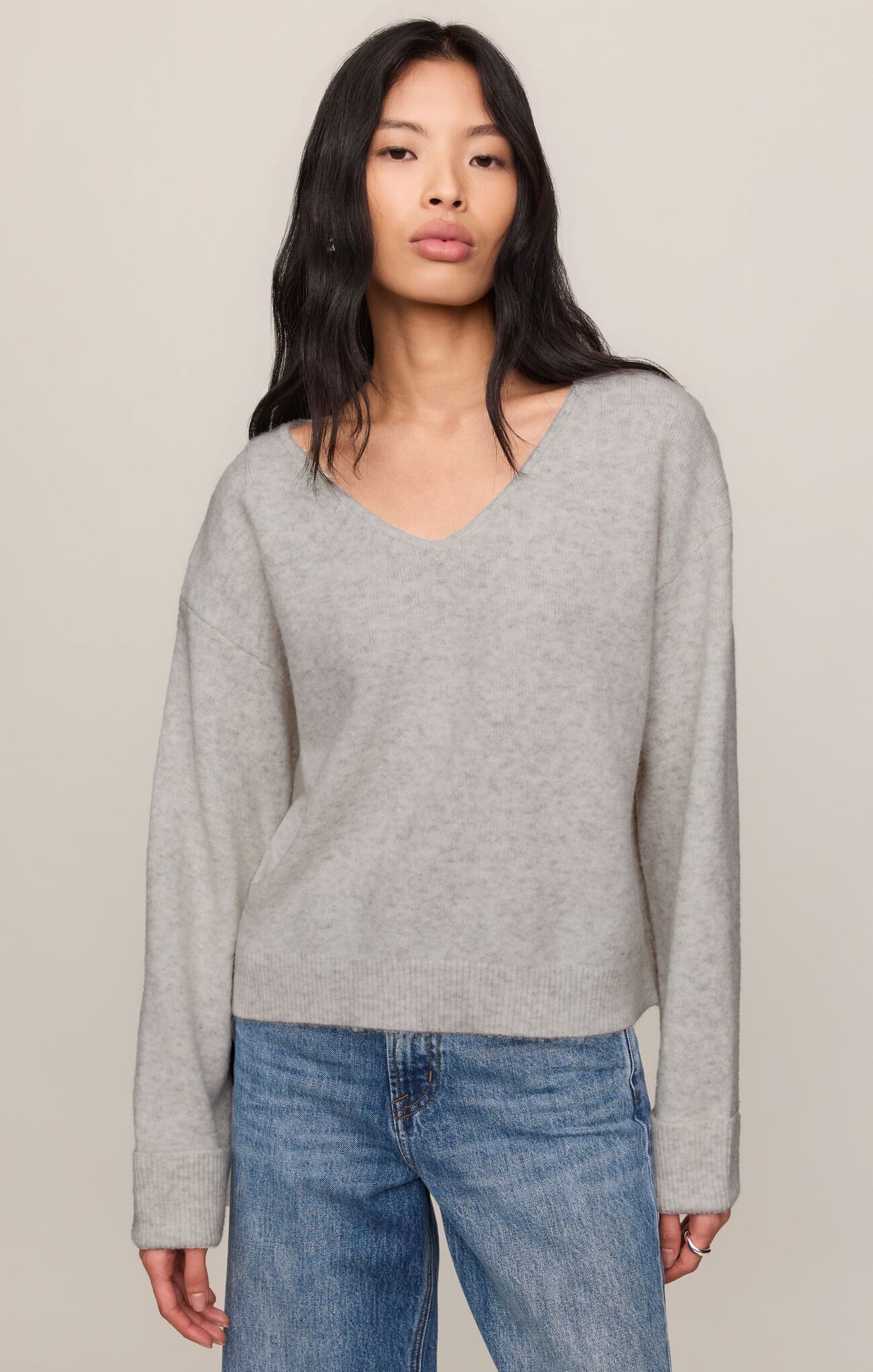 Z Supply Cerro Sweater-Feather Grey