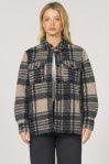 Plaid Button Front Jacket