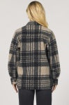 Plaid Button Front Jacket