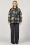 Plaid Button Front Jacket